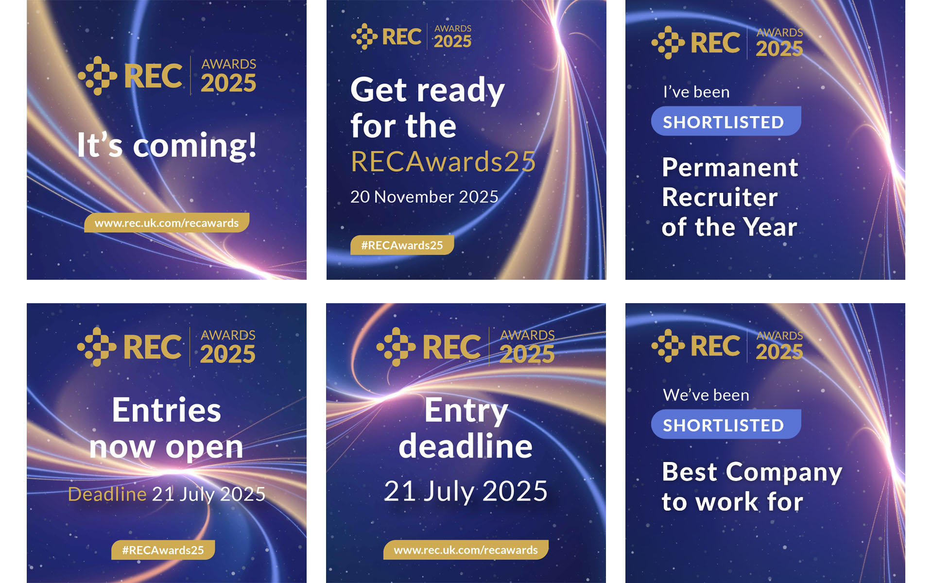 REC Awards 2025 Social Graphics