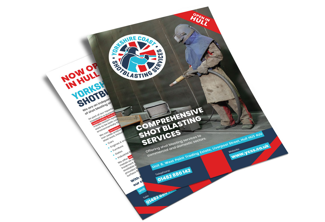 Yorkshire Coast Shotblasting Services flyers